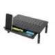 SOPORTE Q-CONNECT PARA MONITOR METALICO REGULABLE EN ALTURA CON BANDEJA 370X235X145 MM
