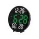 RELOJ Q-CONNECT DIGITAL DE PARED DIGITAL CON ALARMA REDONDO 27 CM
