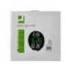 RELOJ Q-CONNECT DIGITAL DE PARED DIGITAL CON ALARMA REDONDO 27 CM