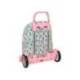 MOCHILA ESCOLAR 775 SAFTA CON CARRO EVOLUTION MINNIE MOUSE MINTY 430X310X130 MM