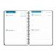 AGENDA ESCOLAR LIDERPAPEL 26-27 ESPIRAL CLASSIC 2 DIAS PAGINA A5 BILINGUE 70G PAPEL FSC NEGRO