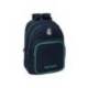 MOCHILA ESCOLAR SAFTA DOBLE CON CANTONERAS ADAPTABLE A CARRO REAL MADRID 2ª EQUIPACION 25/26 420X320X150 MM