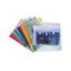 CARPETA BROCHE DJOIS POLIPROPILENO DIN A4 HORIZONTAL PACK DE 12 UNIDADES COLORES SURTIDOS