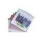 CARPETA BROCHE DJOIS POLIPROPILENO DIN A4 HORIZONTAL PACK DE 12 UNIDADES COLORES SURTIDOS