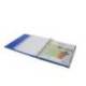 CARPETA CON RECAMBIO ANTARTIK A4 CUADRO 5MM FOAM 4 ANILLAS 35MM MIXTAS COLOR AZUL
