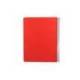 CUADERNO ESPIRAL ANTARTIK MICRO A4 TAPA FOAM 120H 90GR CUADRO 5MM 5 BANDAS 4 TALADROS COLOR ROJO