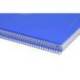 CUADERNO ESPIRAL ANTARTIK MICRO A4 TAPA FOAM 120H 90GR CUADRO 5MM 5 BANDAS 4 TALADROS COLOR AZUL