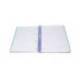 CUADERNO ESPIRAL ANTARTIK MICRO A4 TAPA FOAM 120H 90GR CUADRO 5MM 5 BANDAS 4 TALADROS COLOR AZUL