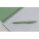 CUADERNO ESPIRAL ANTARTIK A4 TAPA FOAM 80H 90GR CUADRO 4MM CON MARGEN COLOR VERDE MATCHA