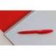 CUADERNO ESPIRAL ANTARTIK A4 TAPA FOAM 80H 90GR CUADRO 4MM CON MARGEN COLOR ROJO
