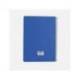 CUADERNO ESPIRAL ANTARTIK A4 TAPA FOAM 80H 90GR CUADRO 4MM CON MARGEN COLOR AZUL
