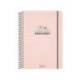 AGENDA ESCOLAR LIDERPAPEL 26-27 ESPIRAL PATTERN DIA PAGINA A6 BILINGUE 80G PAPEL FSC WAVES