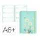 AGENDA ESCOLAR LIDERPAPEL 26-27 ESPIRAL FANTASY D SEMANAVISTA A6+ BILINGUE 80G PAPEL FSC AZUL