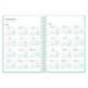 AGENDA ESCOLAR LIDERPAPEL 26-27 ESPIRAL FANTASY D SEMANAVISTA A6+ BILINGUE 80G PAPEL FSC AZUL