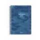AGENDA ESCOLAR LIDERPAPEL 26-27 ESPIRAL MILITARY SEMANA VISTA A6+ BILINGUE 80G PAPEL FSC AZUL MARINO