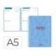 AGENDA ESCOLAR LIDERPAPEL 26-27 ESPIRAL CLASSIC 2 DIAS PAGINA A5 BILINGUE 70G PAPEL FSC AZUL