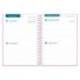 AGENDA ESCOLAR LIDERPAPEL 26-27 ESPIRAL CLASSIC 2 DIAS PAGINA A5 BILINGUE 70G PAPEL FSC ROSA