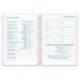 AGENDA ESCOLAR LIDERPAPEL 26-27 ESPIRAL CLASSIC 2 DIAS PAGINA A5 BILINGUE 70G PAPEL FSC ROSA