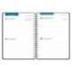 AGENDA ESCOLAR LIDERPAPEL 26-27 ESPIRAL CLASSIC 2 DIAS PAGINA A5 BILINGUE 70G PAPEL FSC NEGRO