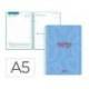 AGENDA ESCOLAR LIDERPAPEL 26-27 ESPIRAL CLASSIC DIA PAGINA A5 BILINGUE 70G PAPEL FSC AZUL