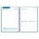 AGENDA ESCOLAR LIDERPAPEL 26-27 ESPIRAL CLASSIC DIA PAGINA A5 BILINGUE 70G PAPEL FSC AZUL MARINO