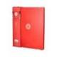 CARPETA 4 ANILLAS DE 35 MM MIXTAS ANTARTIK A4 FOAM COLOR ROJO