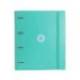 CARPETA 4 ANILLAS DE 35 MM MIXTAS ANTARTIK A4 FOAM COLOR MENTA