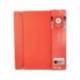 CARPETA 4 ANILLAS DE 35 MM MIXTAS ANTARTIK A4 FOAM COLOR CORAL