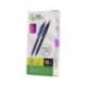 BOLIGRAFO LIDERPAPEL PUNTA 1 MM RETRACTIL CON CLIP ACABADO SOFT TOUCH TINTA AZUL CUERPO ROSA