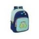 MOCHILA DOBLE CON CANTONERAS ADAPTABLE A CARRO SAFTA MR. WONDERFUL ESTRELLA 420X320X150 MM