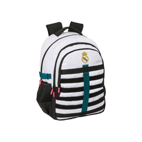 MOCHILA ESCOLAR CROSS DOBLE SAFTA REAL MADRID 1 EQUIPACION 26/27 460X340X150 MM