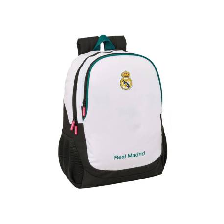 MOCHILA ESCOLAR ADAPTABLE A CARRO SAFTA REAL MADRID 1 EQUIPACION 26/27 440X320X160 MM