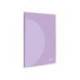 LIBRETA LIDERPAPEL 360 TAPA DE PLASTICO A4 48 HOJAS 90G/M2 CUADRO 5 MM CON DOBLE MARGEN COLORES PASTEL