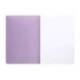 LIBRETA LIDERPAPEL 360 TAPA DE PLASTICO A4 48 HOJAS 90G/M2 CUADRO 5 MM CON DOBLE MARGEN COLORES PASTEL