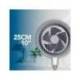 VENTILADOR DE PIE DAEWOO HIGH SPEED 80W 3 VELOCIDADES DIAMETRO 25 CM BASE REDONDA COLOR BLANCO