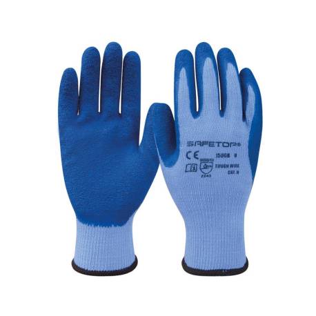 GUANTES DE LATEX SAFETOP TOUGH-WIRE SINTETICO SIN COSTURAS TALLA 8