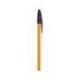 Boligrafo Bic tinta negra 0,30 mm cuerpo naranja