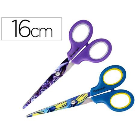 Tijera escolar marca Liderpapel 16 cm