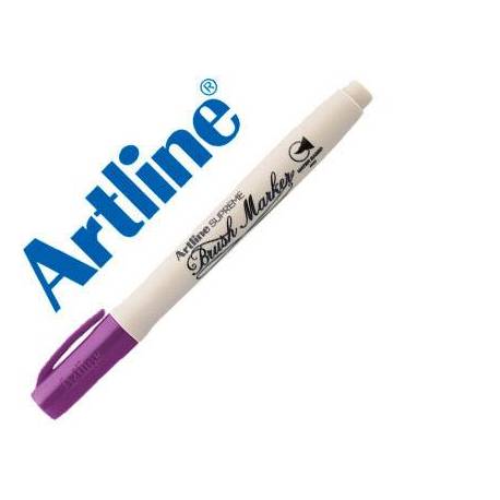 Rotulador Artline Supreme Brush Acuarelable Punta Pincel Color Magenta