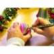 Rotulador Artline marcador permanente tinta metalica EK-900 oro punta redonda 2.3 mm.