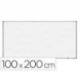 PIZARRA BLANCA ROCADA LACADA MAGNETICA MARCO ALUMINIO CON CANTONERAS 100X200 CM