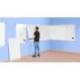 PIZARRA BLANCA ROCADA SKINMATT PROYECCION MATE LACADA MAGNETICA 75X115 CM
