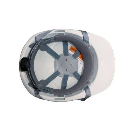 CASCO DE HDPE SAFETOP ER SERIES CON BARBOQUEJO Y ROSCA EN397 AMARILLO