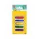 Banderitas separadoras flechas. Dispensador 100 banderitas de colores brillantes