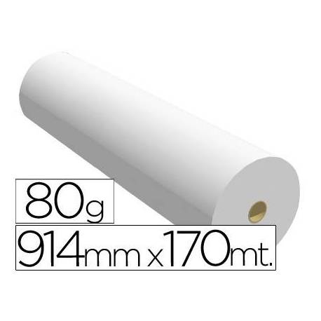 Papel reprografia para plotter Navigator 80 g/m2, 914 mm x 170 m.