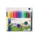 Rotulador Staedtler Slim Noris Club punta fina caja 20 rotuladores lavables