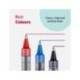 Boligrafo Uni-Ball UB-157 0,7 mm Rojo