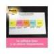 Bloc de notas adhesivas Z-Notes Post-it ®. Colores surtidos