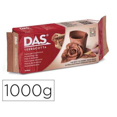Pasta para modelar Das color marron 1kg