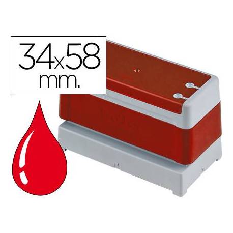 SELLO AUTOMATICO BROTHER 34 MM X 58 MM ROJO
